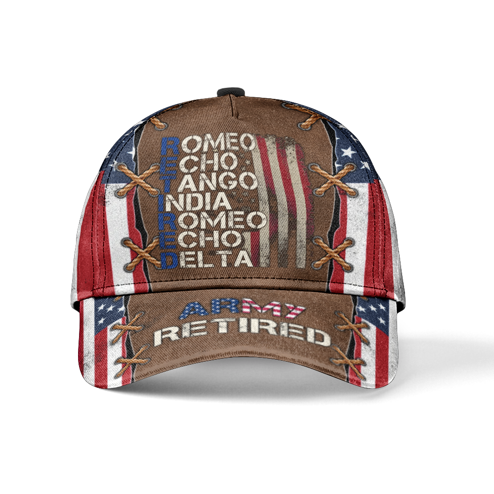 Army Retired Foxtrot Classic Cap