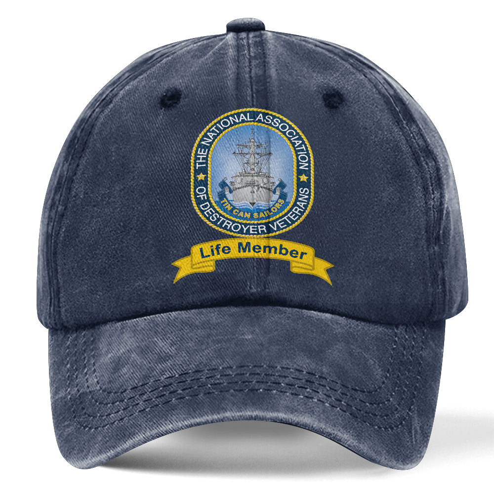 Personalizable Tin Can Sailors Washed Cap