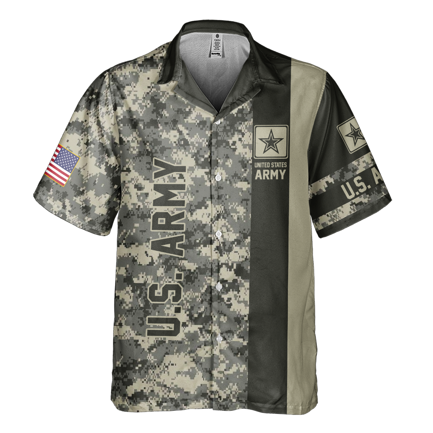 Army 250th Anniversary Cuban Shirt