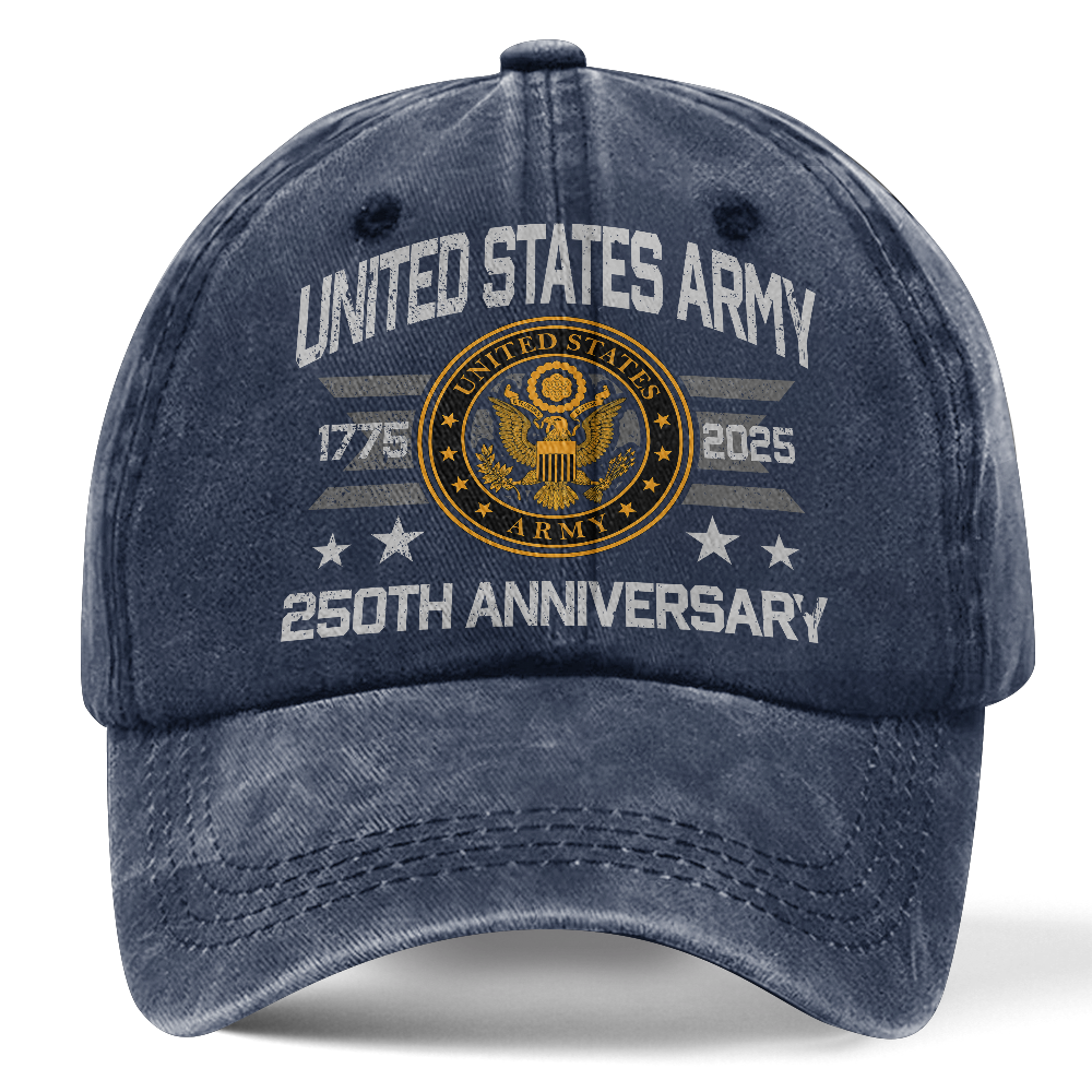 Army 250th Anniversary Washed Cap