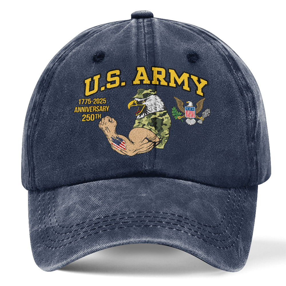 Army 250th Anniversary Washed Cap