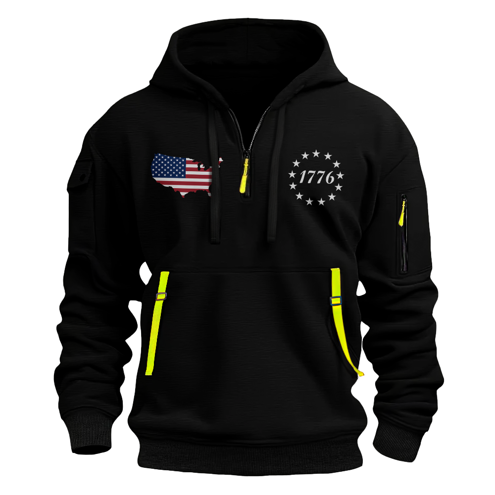 The Greatest Danger To American Freedom Quarter Zip Hoodie