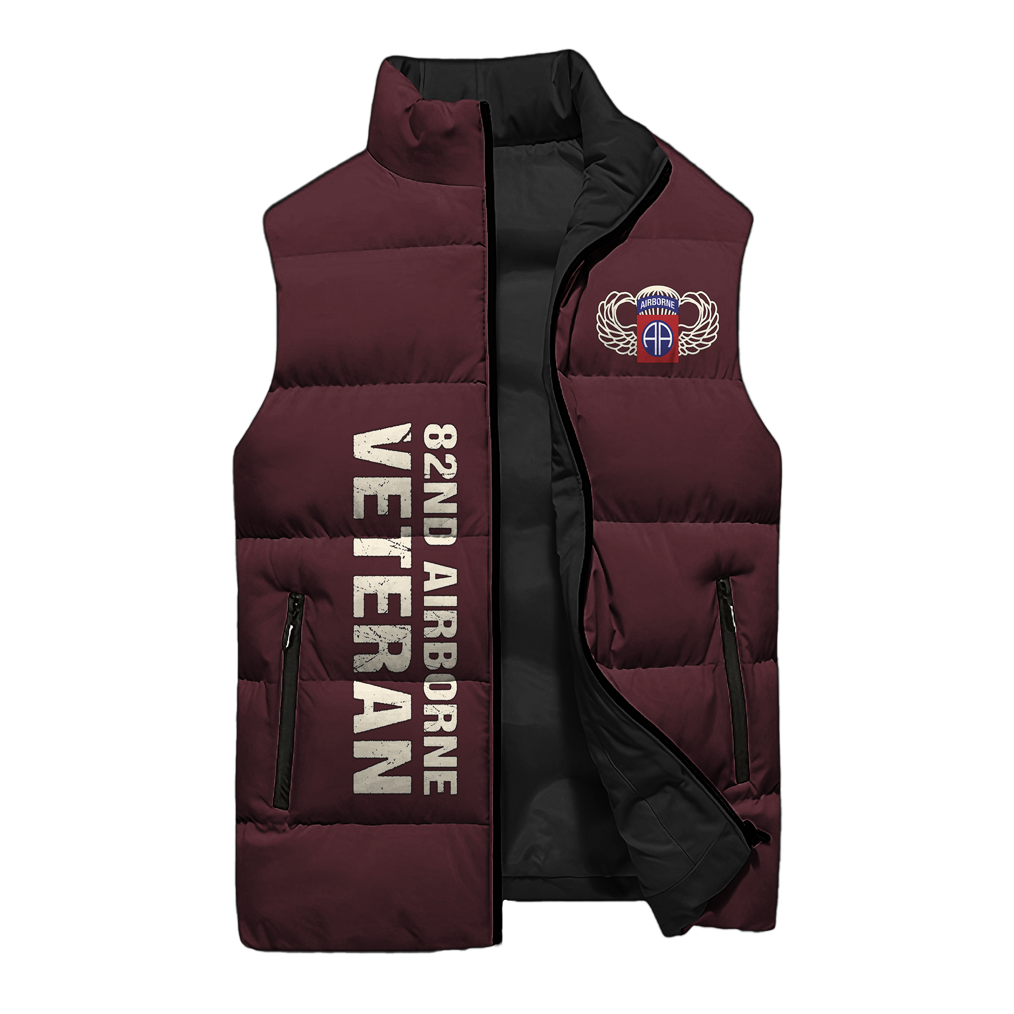 82nd Airborne Division Veteran Puffer Vest