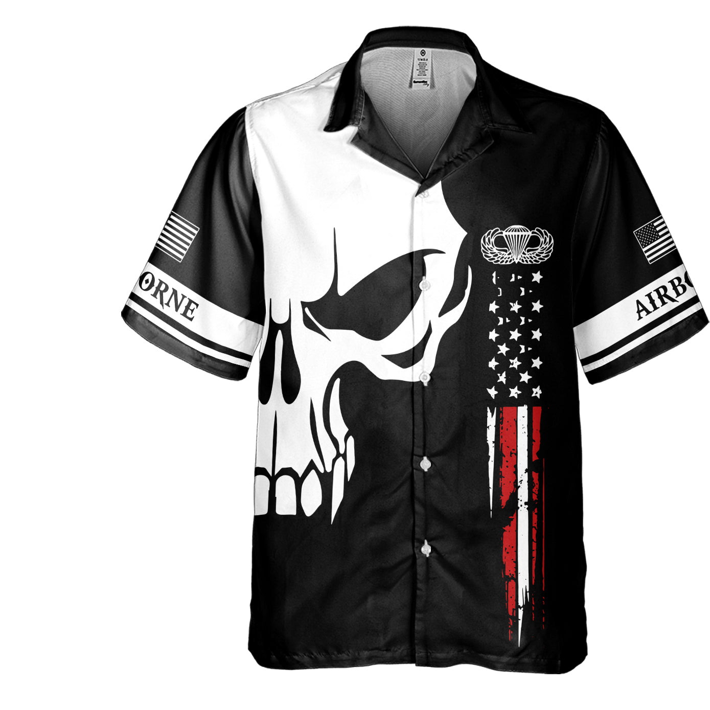 There Are No Ex-Paratroopers Cuban Shirt