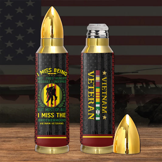 I Miss The Brotherhood Vietnam Veterans Bullet Tumbler