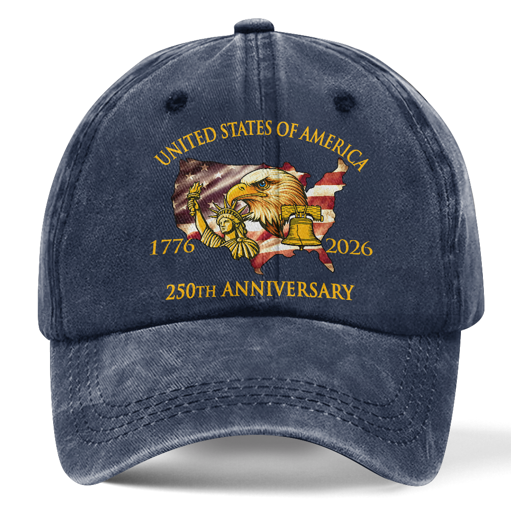 America 250th Anniversary Washed Cap