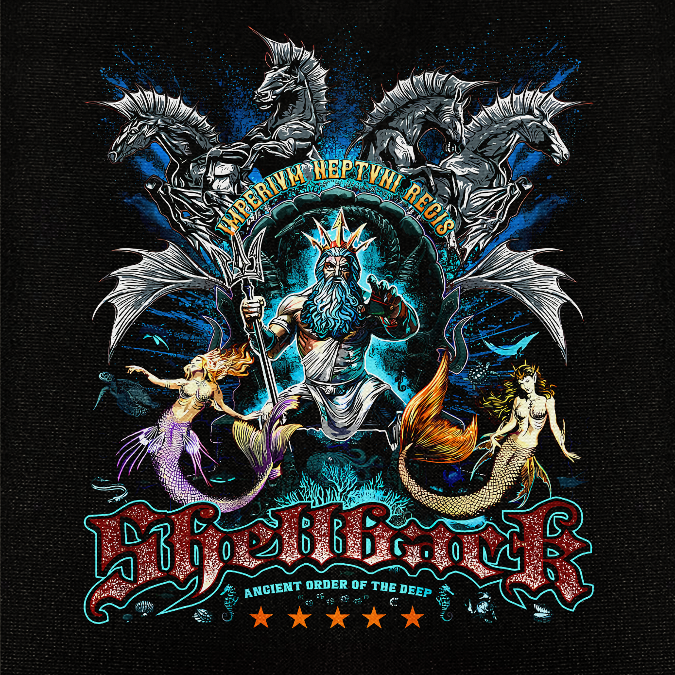 Shellback Ancient Order Of The Deep Cuban Shirt