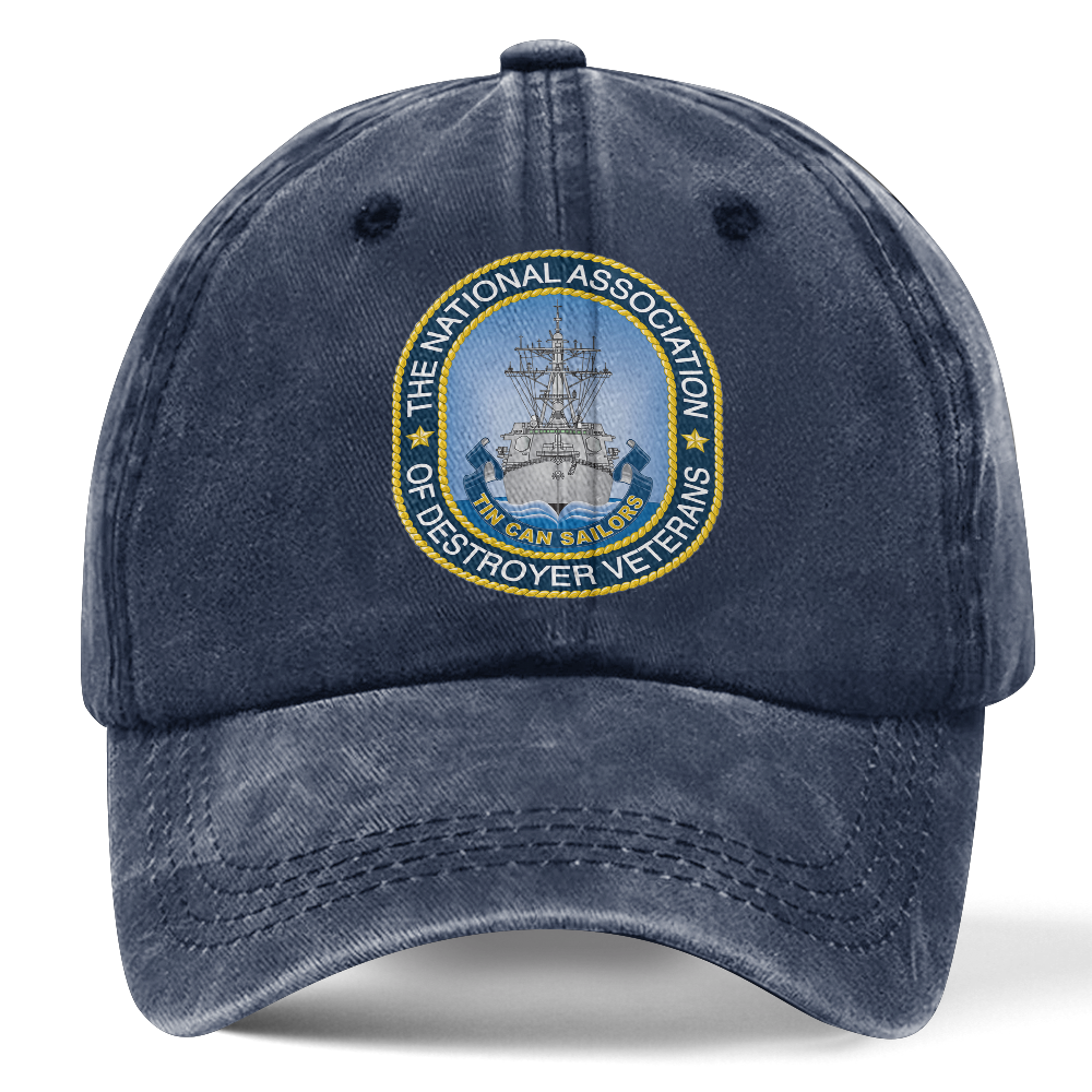 Personalizable Tin Can Sailors Washed Cap