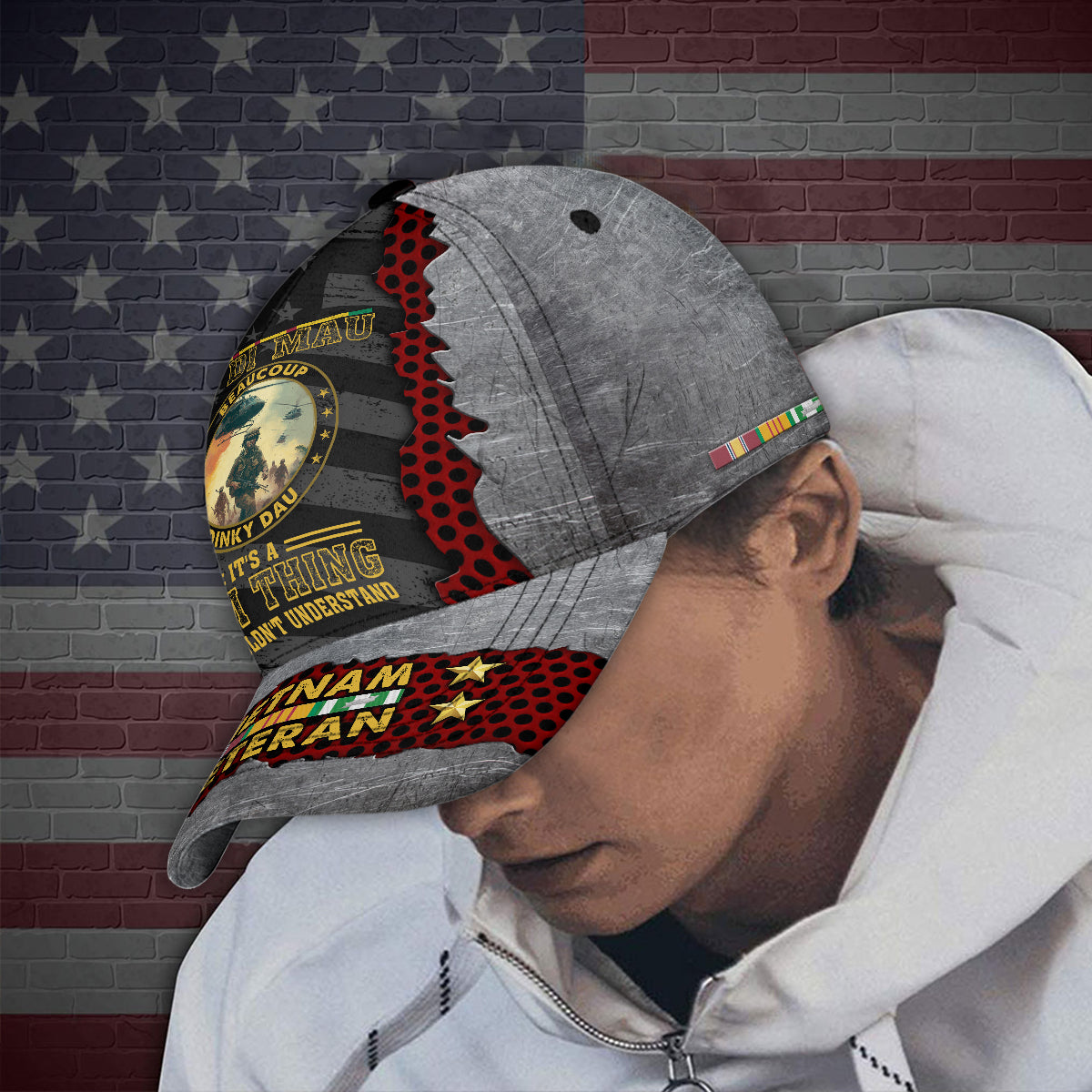 Vietnam Veteran Di Di Mau Hat Cap