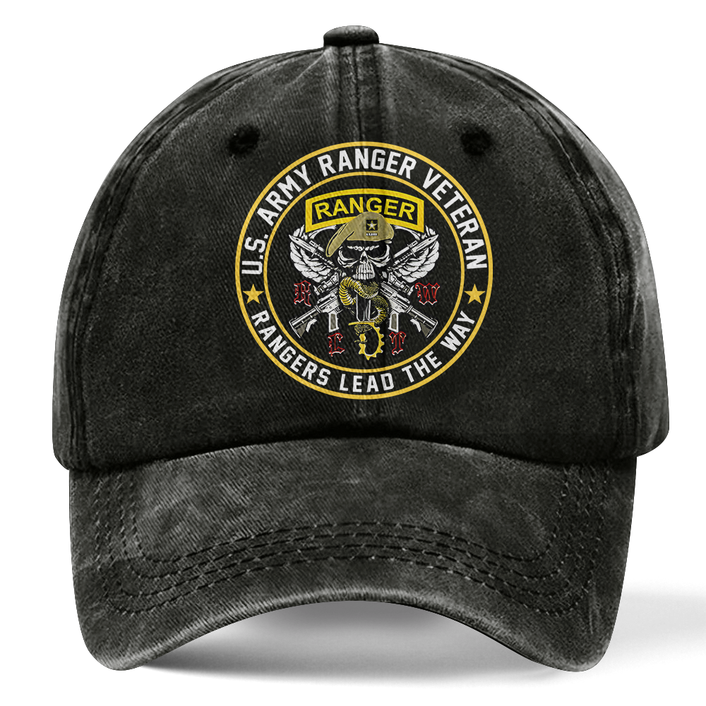 Personalizable Rangers Lead The Way Washed Cap