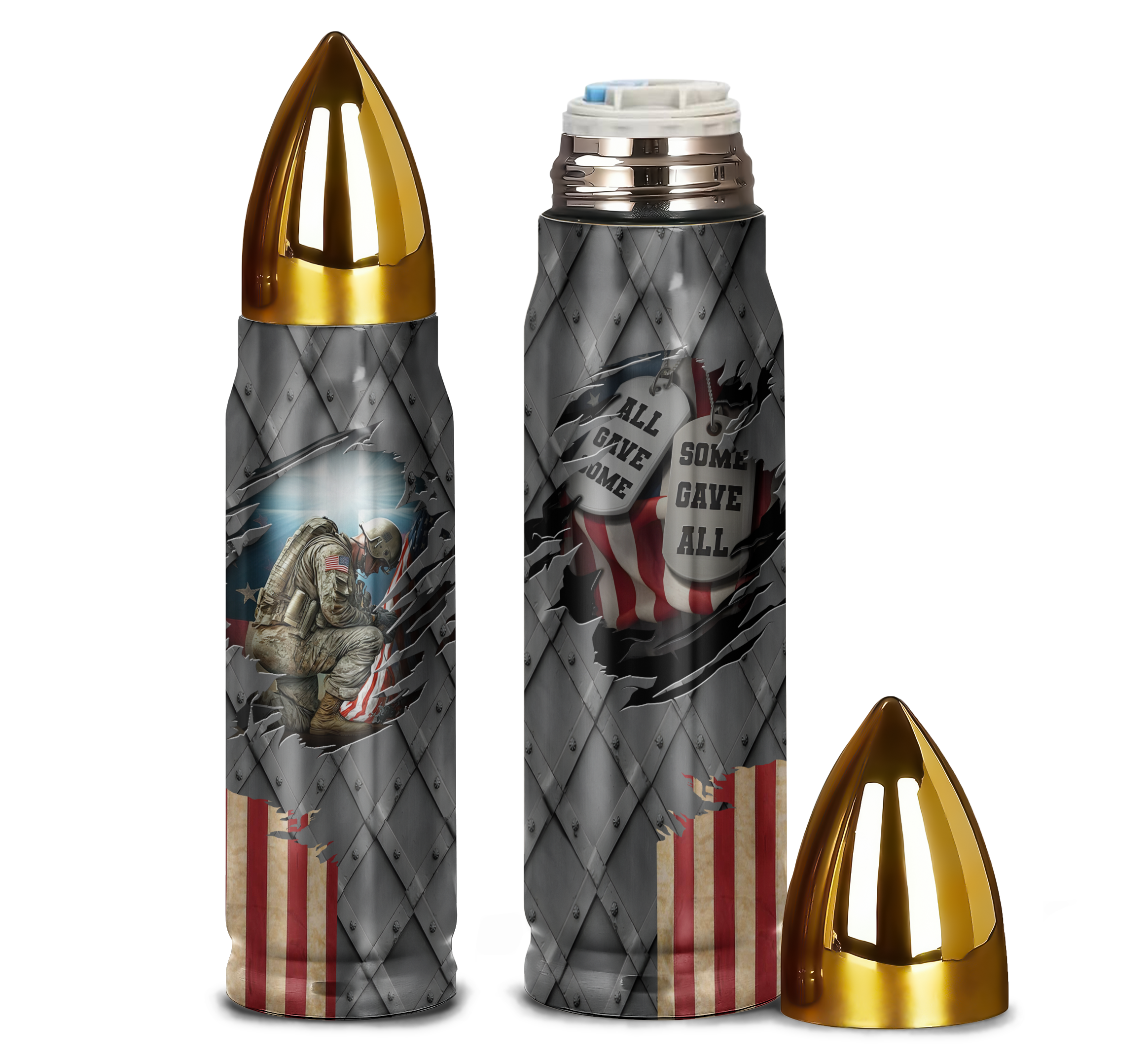 Veteran All Gave Some Some Gave All Bullet Tumbler