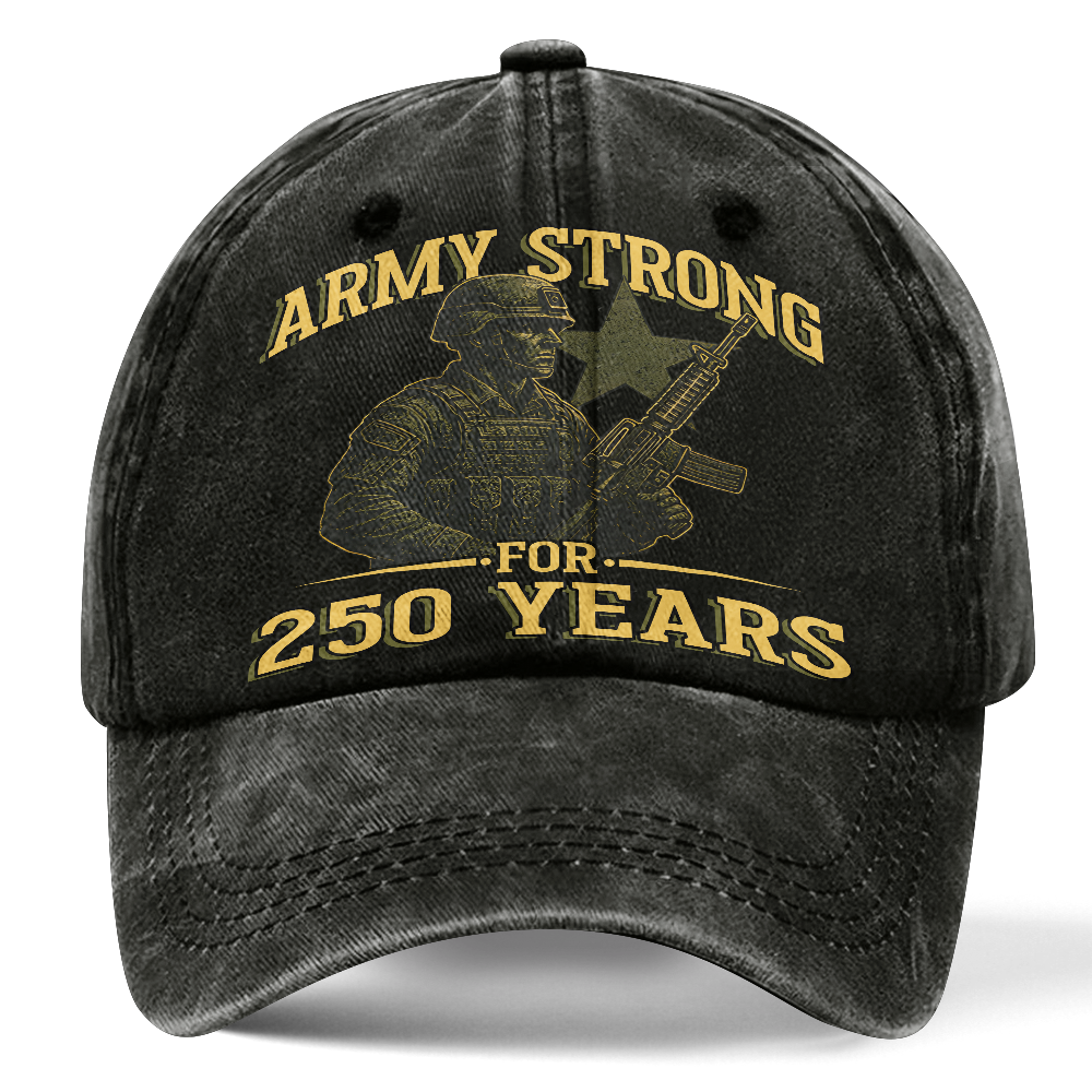 Army 250th Anniversary Washed Cap