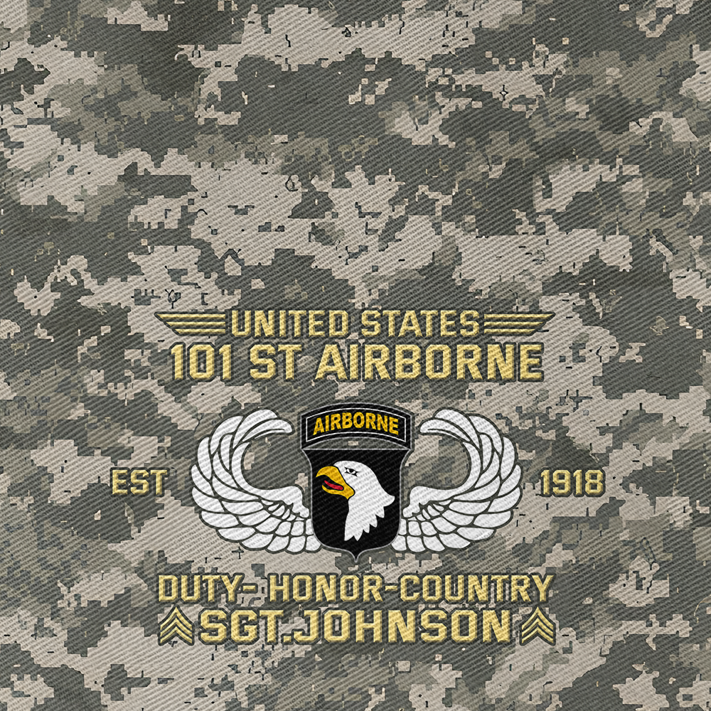 Personalized 101st Airborne Veteran Classic Cap