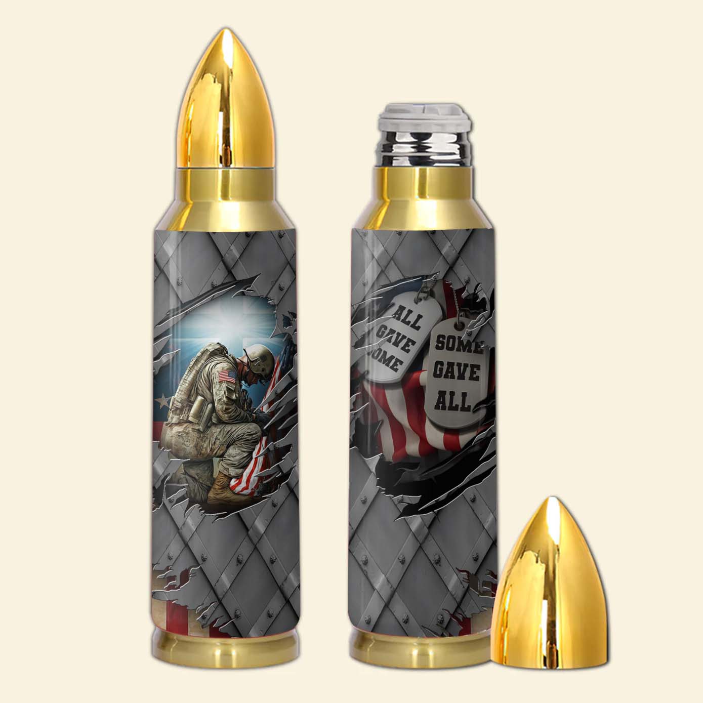 Veteran All Gave Some Some Gave All Bullet Tumbler