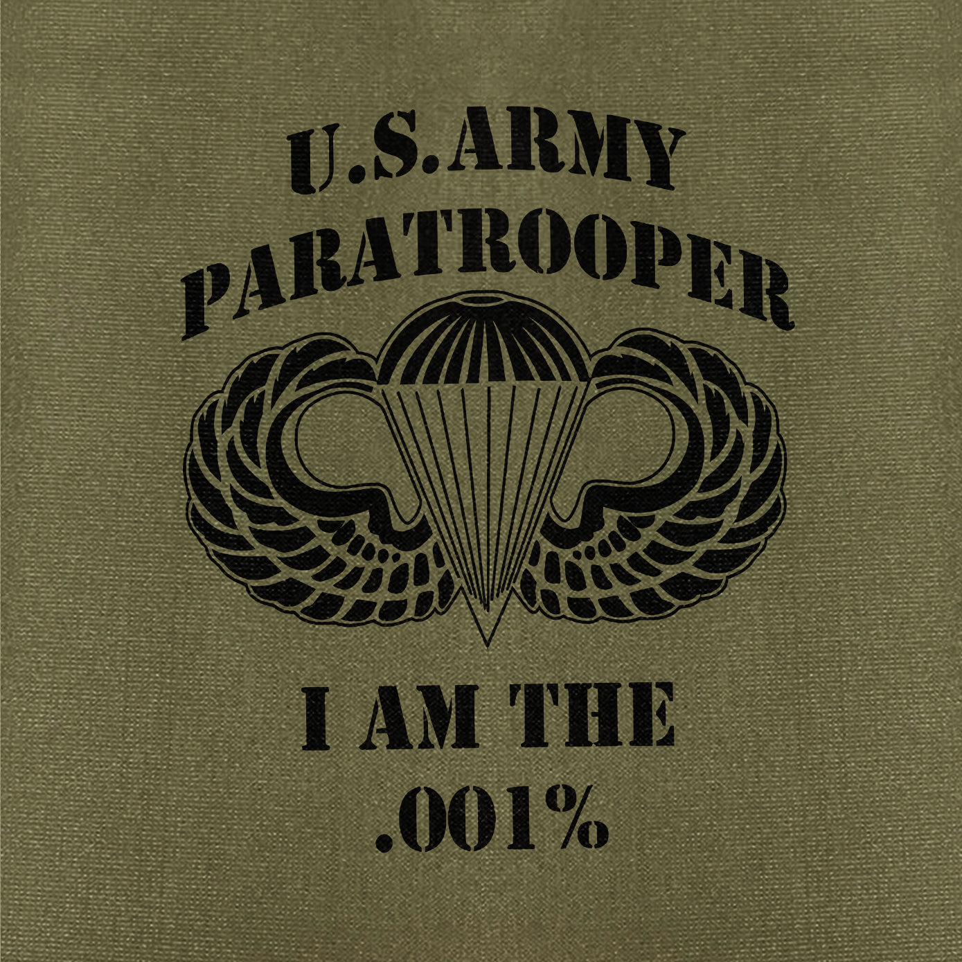 Airborne Paratrooper I Am The .001% Cuban Shirt