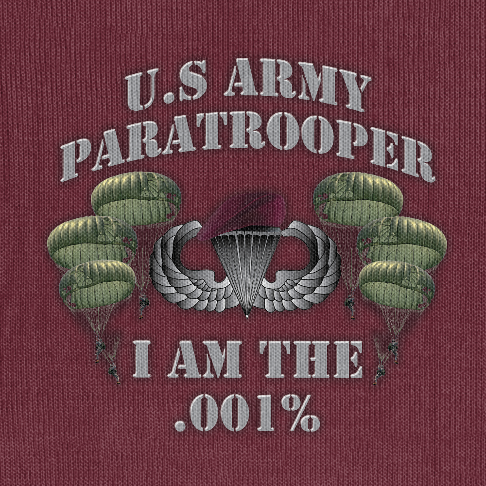 U.S Army Paratrooper I'm the .001% Knitted Sweatshirt