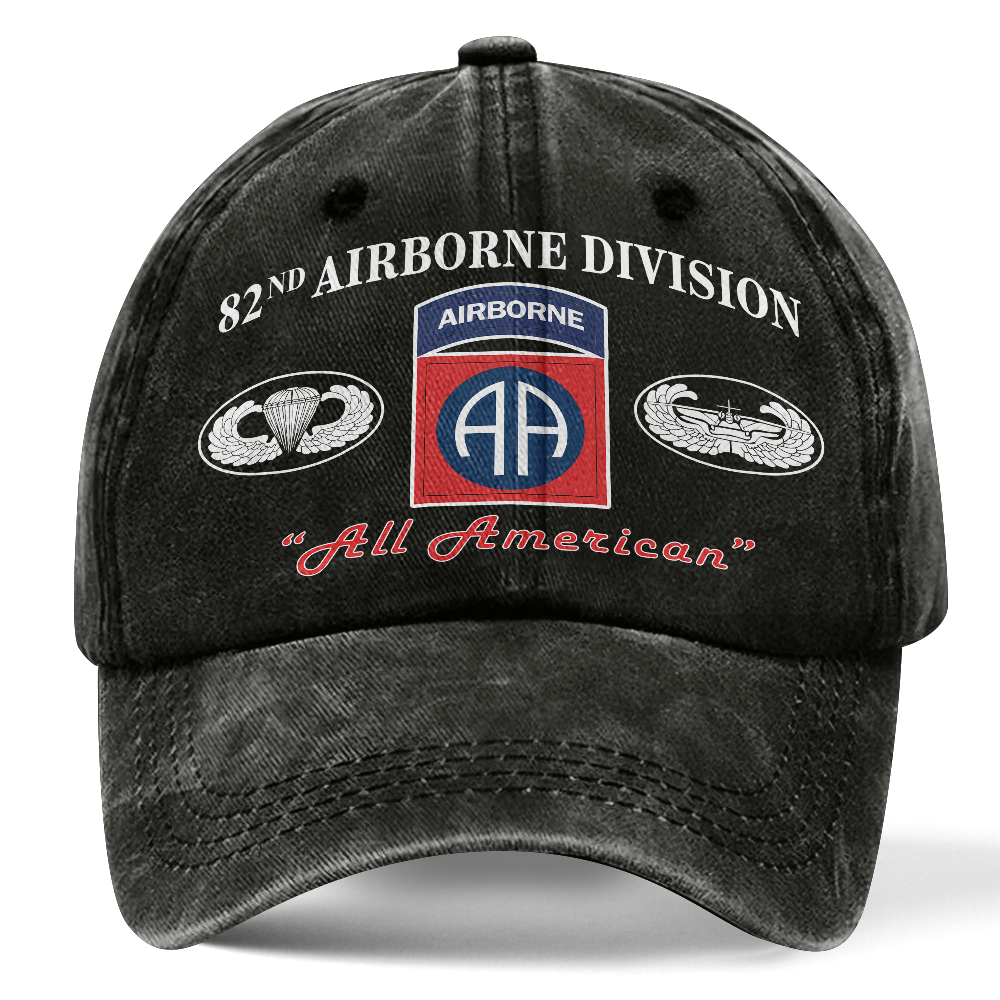 82nd Airborne All American Washed Cap