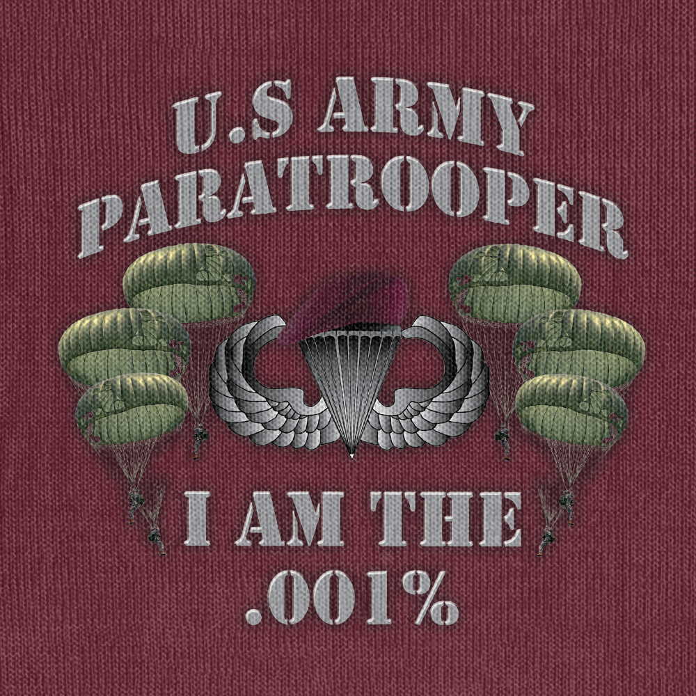 U.S Army Paratrooper I'm the .001% Knitted Sweatshirt