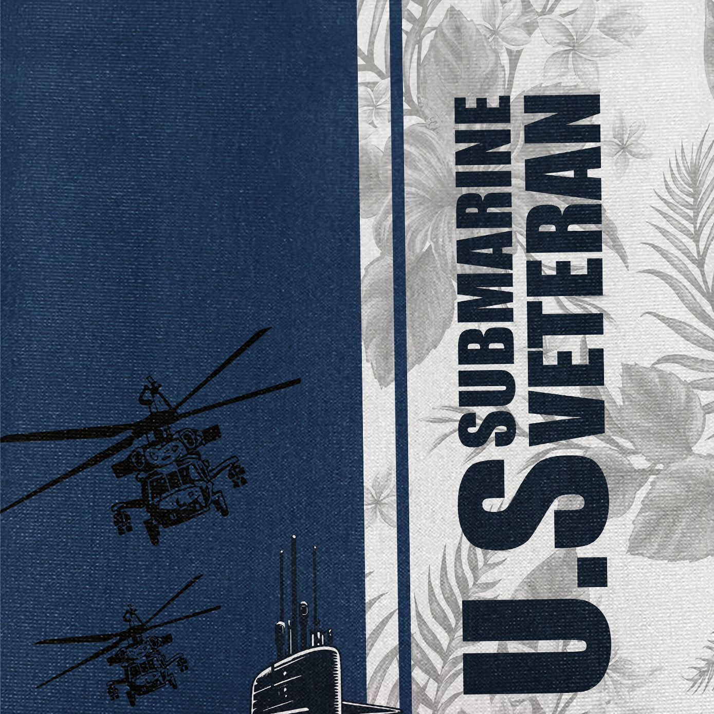 Navy Submarine Cuban Shirt