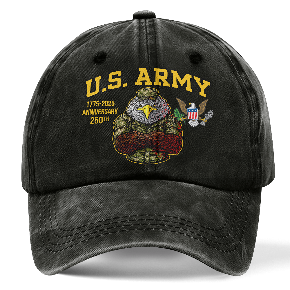 Army 250th Anniversary Washed Cap