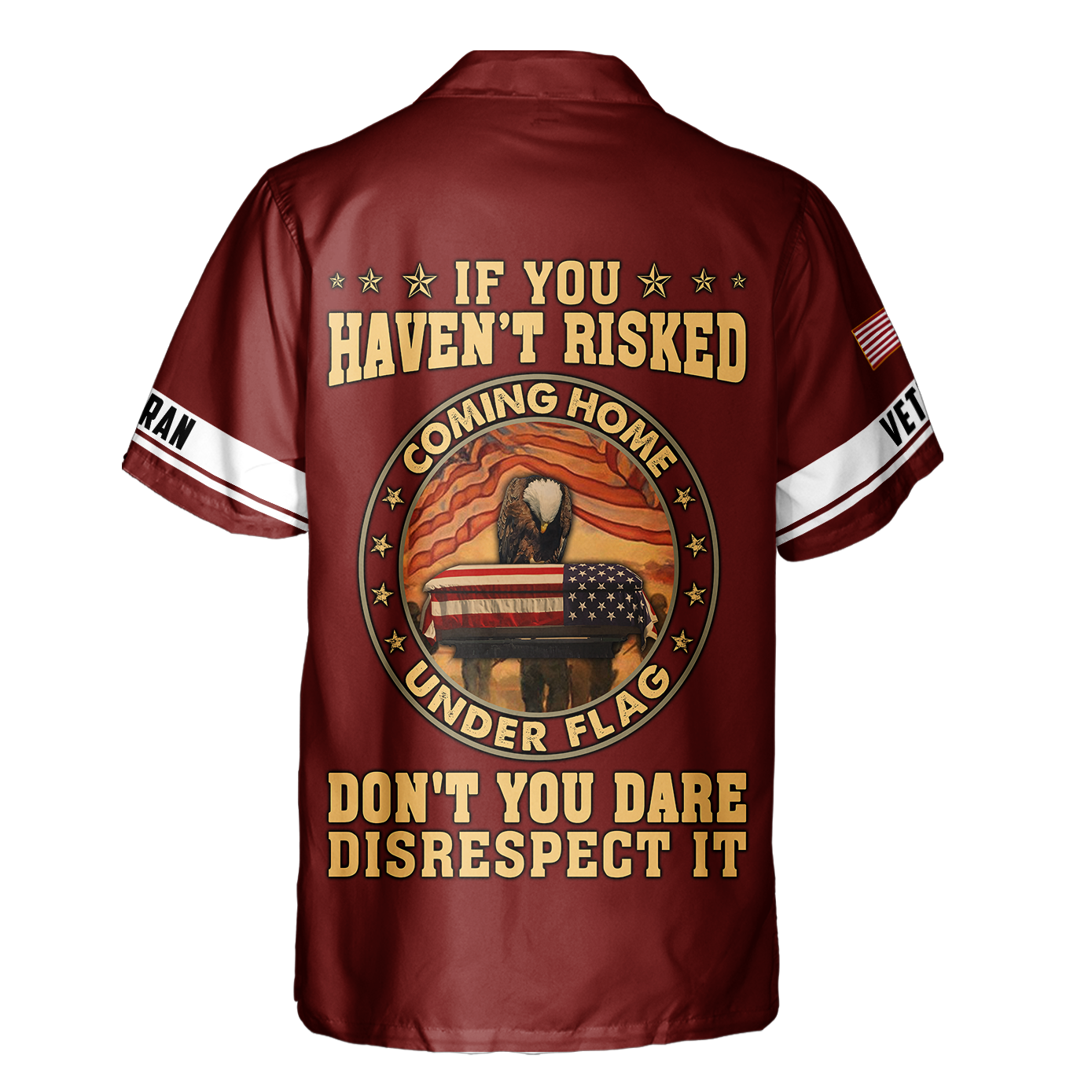 If You Haven't Risked Coming Home Under Flag Cuban Shirt