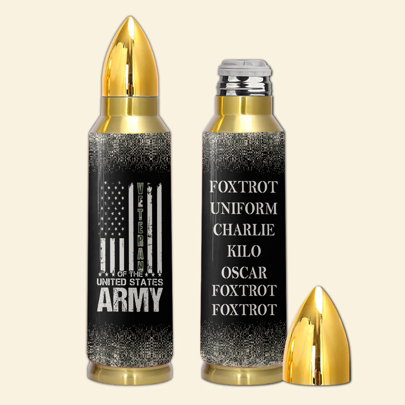 Veteran Of The Army Veteran Foxtrot Bullet Tumbler