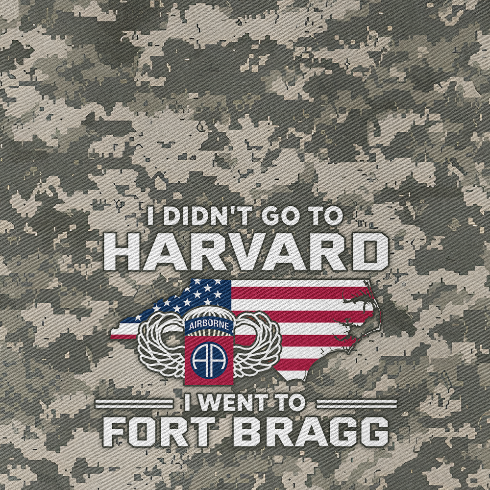 Personalized Airborne I Didn't Go To Harvard Classic Cap