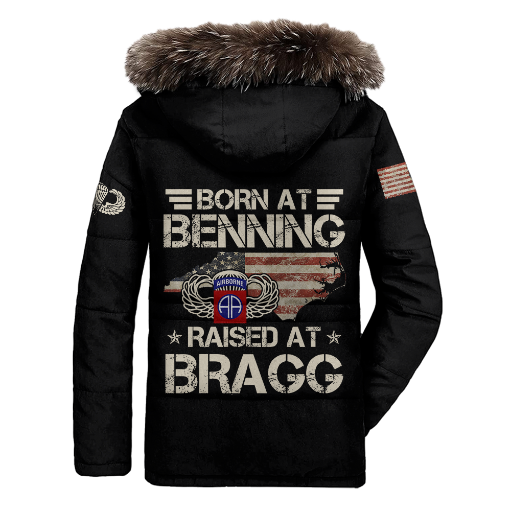 Born At Benning Raised At Bragg Parka Jacket