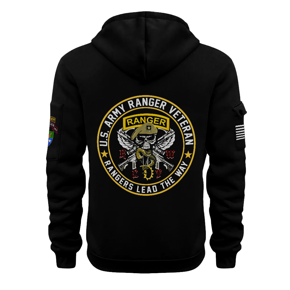 75th Ranger Regiment Quarter Zip Hoodie
