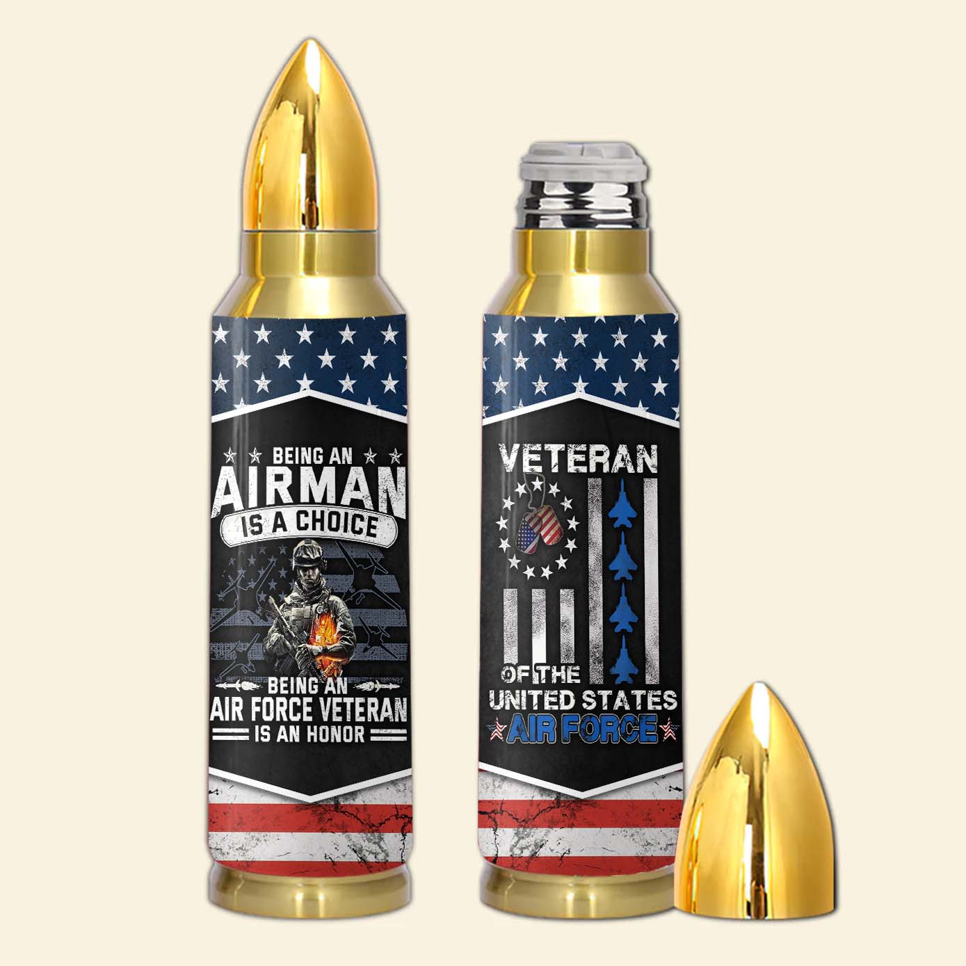 Being An Air Force Veteran Is An Honor Bullet Tumbler