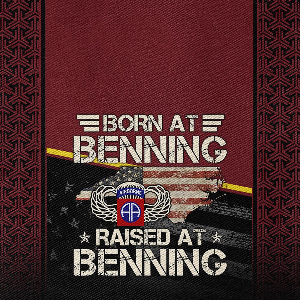 Airborne Born At Benning Raised At Benning Hat Cap