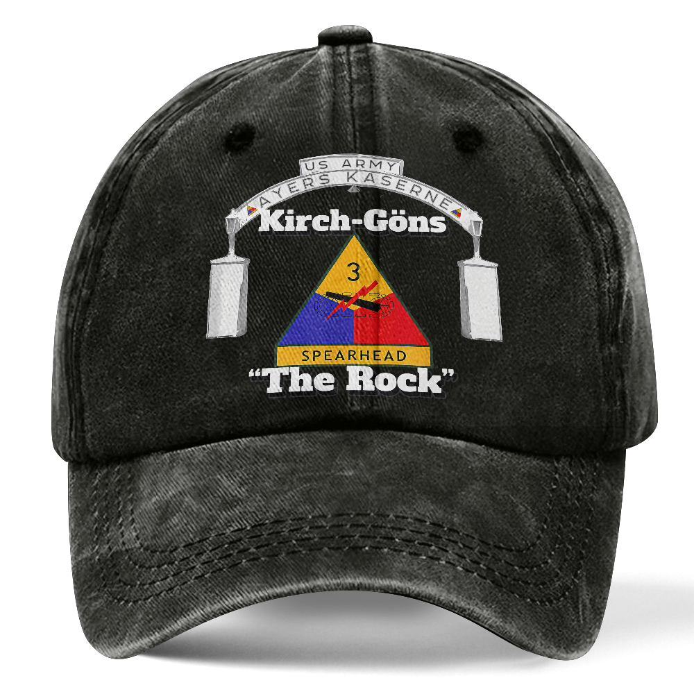 Personalizable Army 3rd Armored Division Washed Cap