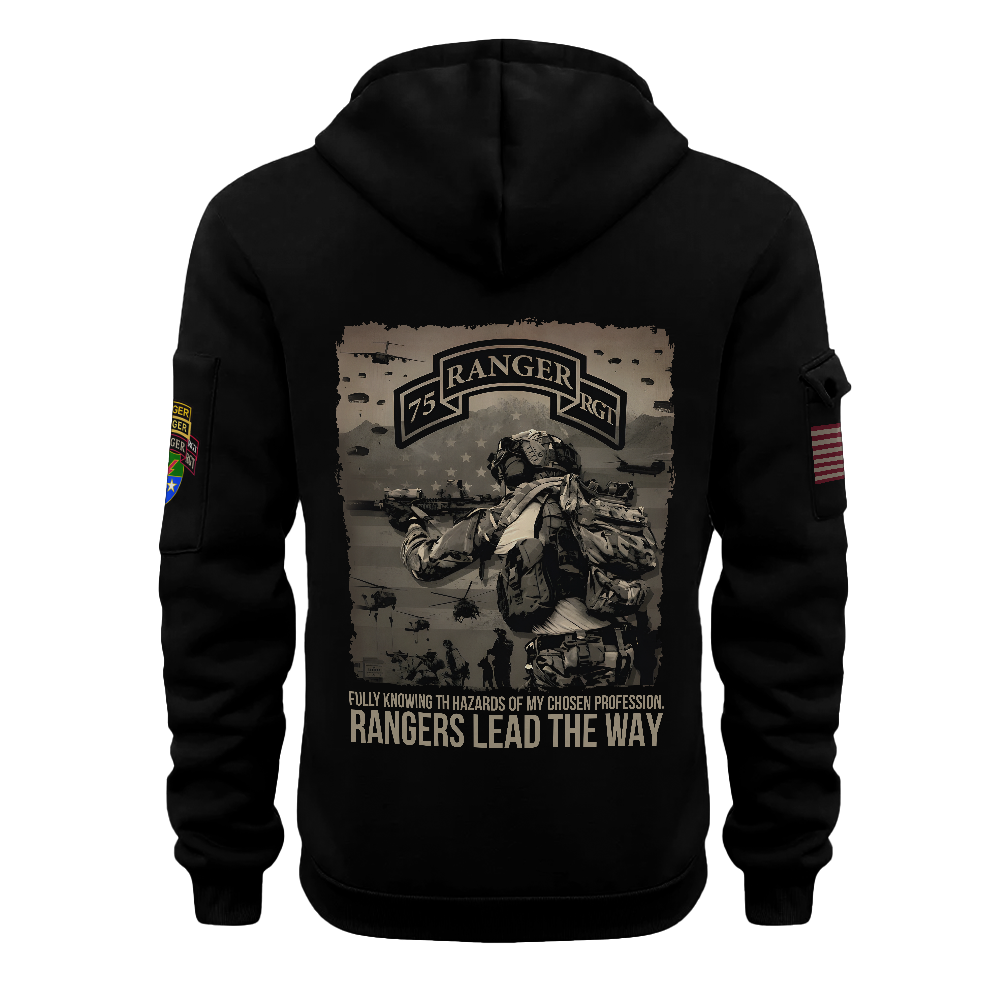 75th Ranger Regiment Quarter Zip Hoodie