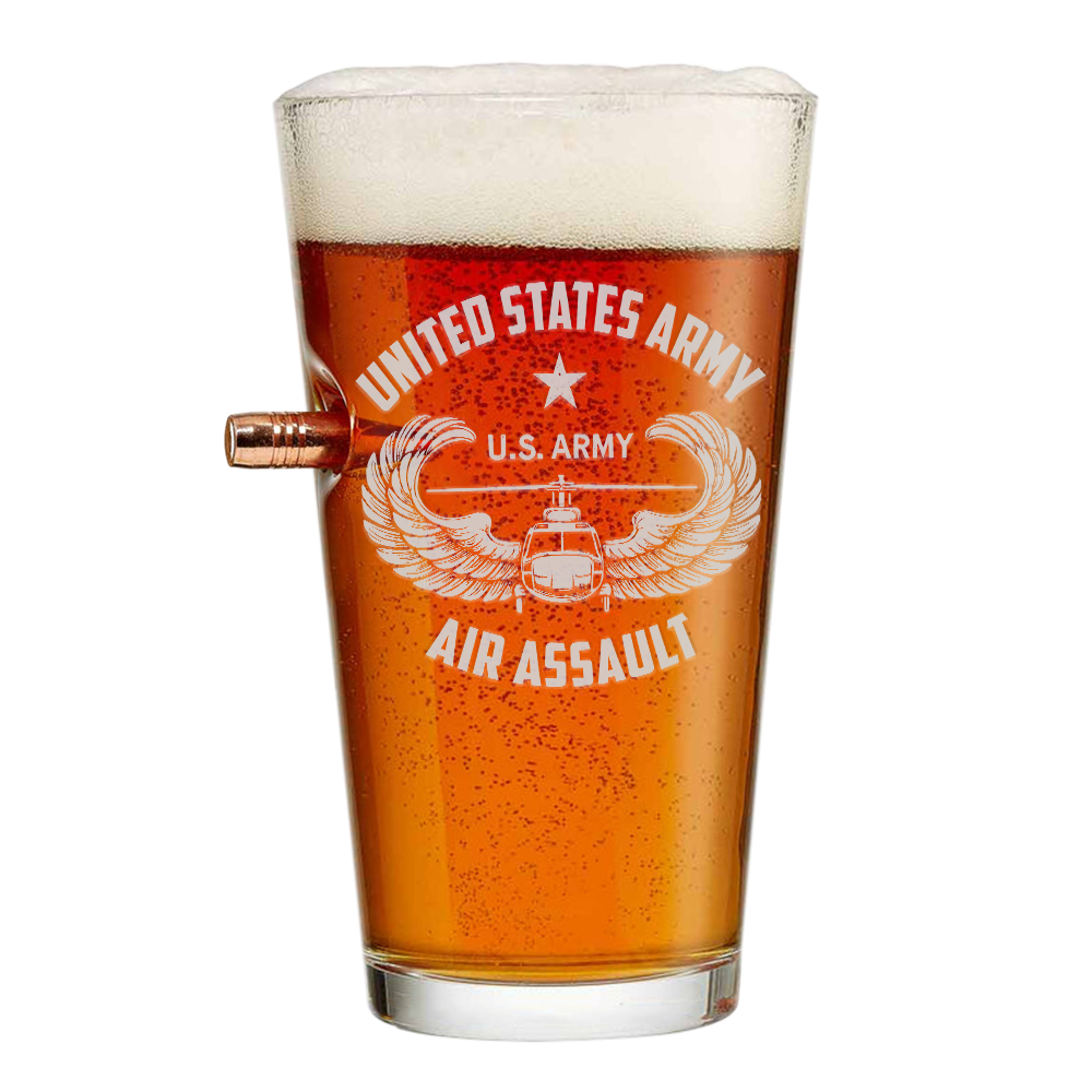 Army Air Assault Bullet Pint Glass