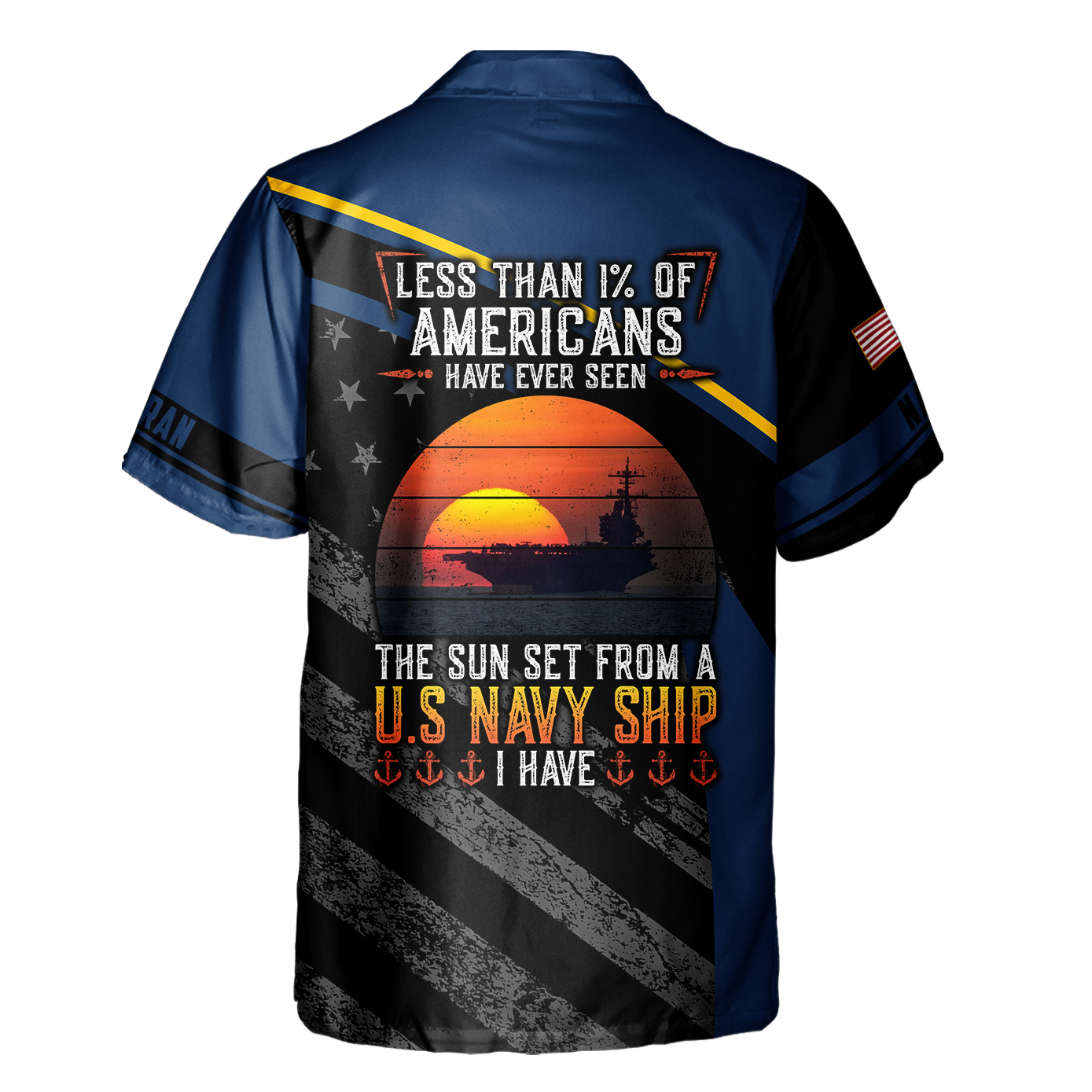 Have Ever Seen The Sunset From A Navy Ship Cuban Shirt