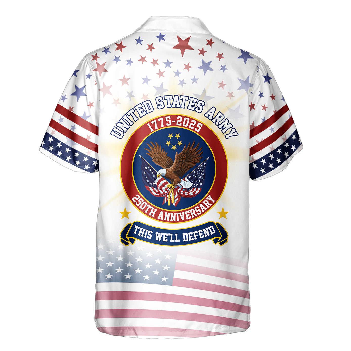 Army 250th Anniversary Cuban Shirt