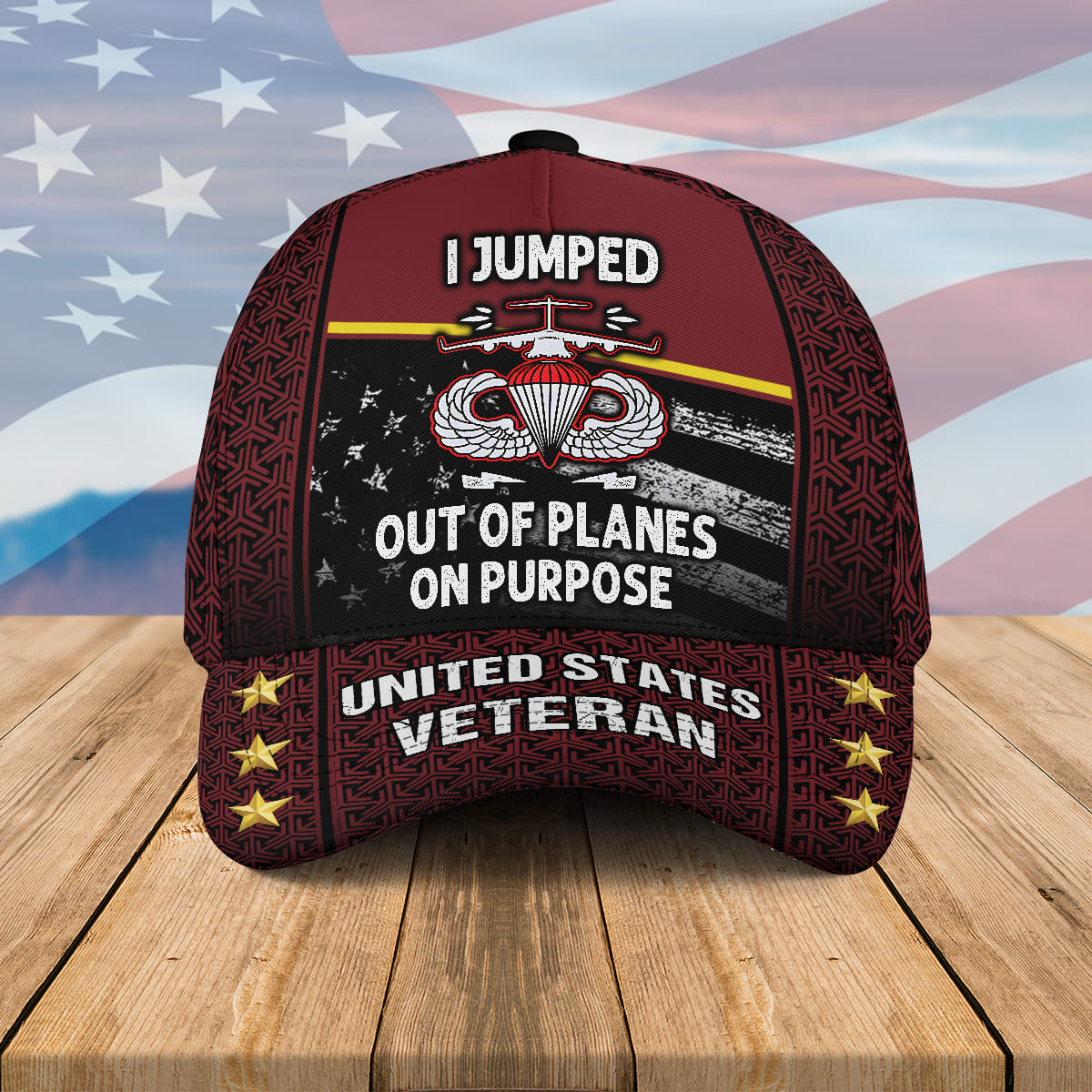 I Jumped Out Of Planes On Purpose Hat Cap