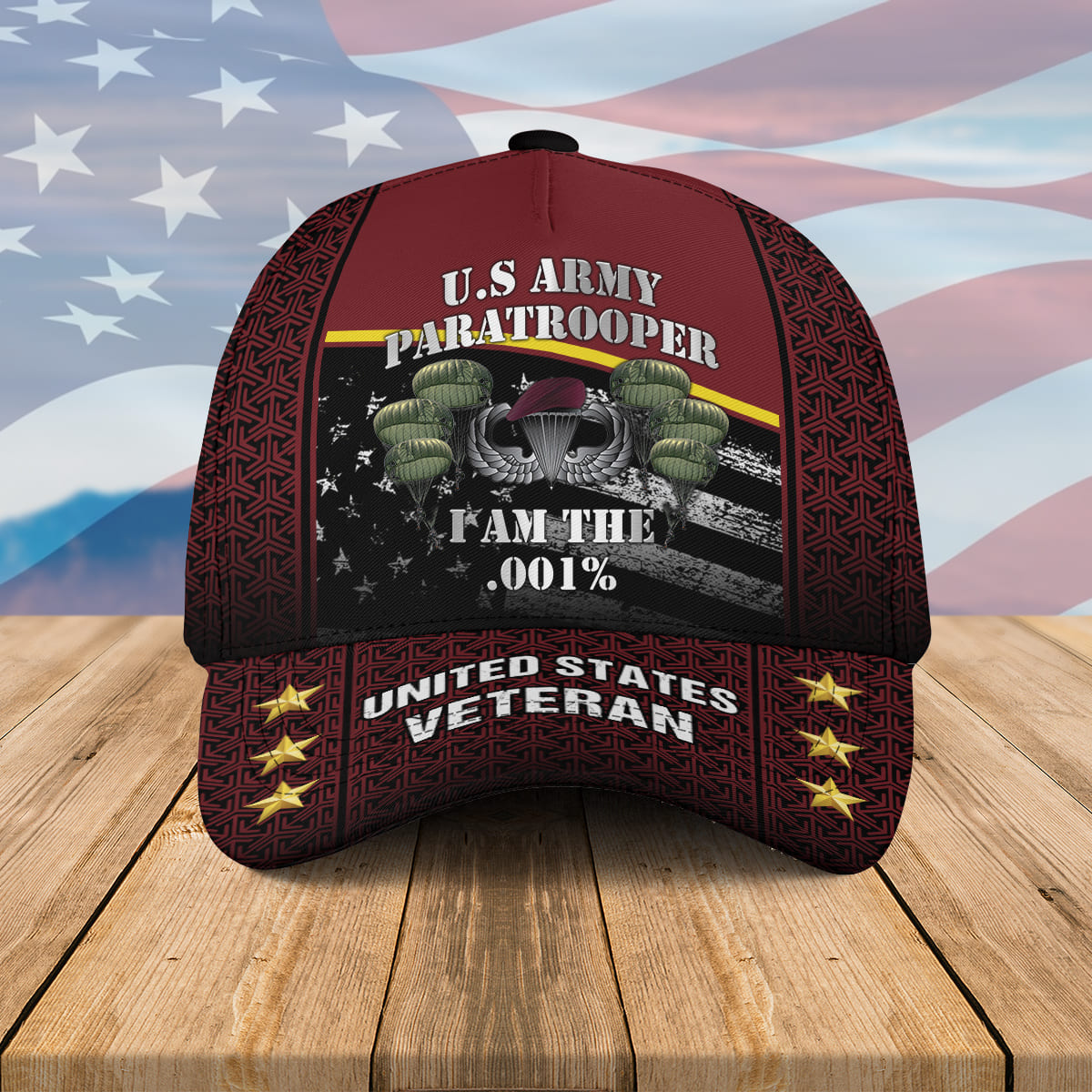 Army Paratrooper I'm The .001% Hat Cap