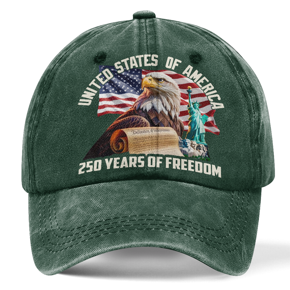 America 250th Anniversary Washed Cap
