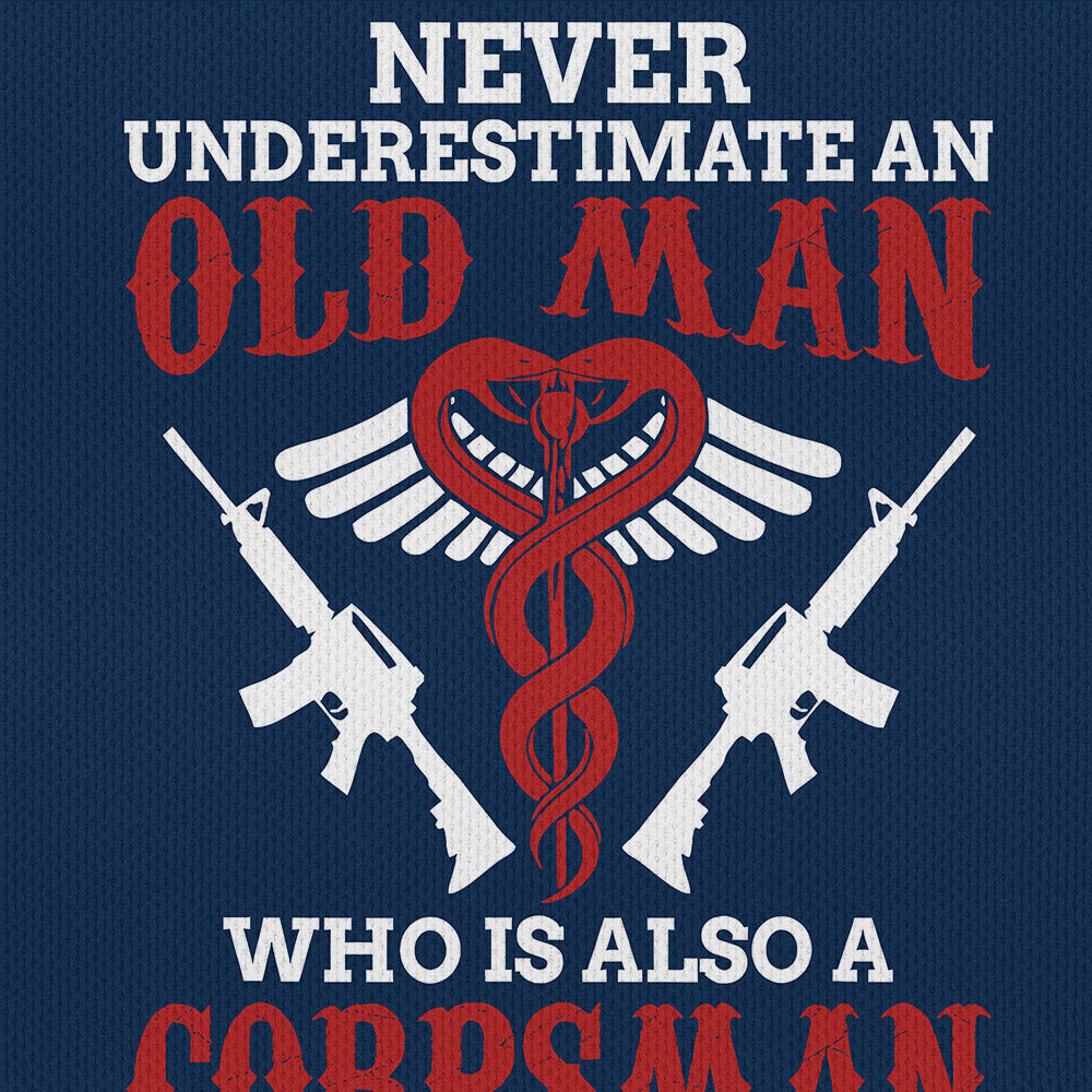 Navy Corpsman Raglan Zip Polo Shirt