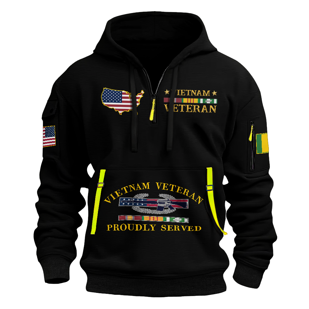 I Own It Forever The Title Vietnam Veteran Quarter Zip Hoodie