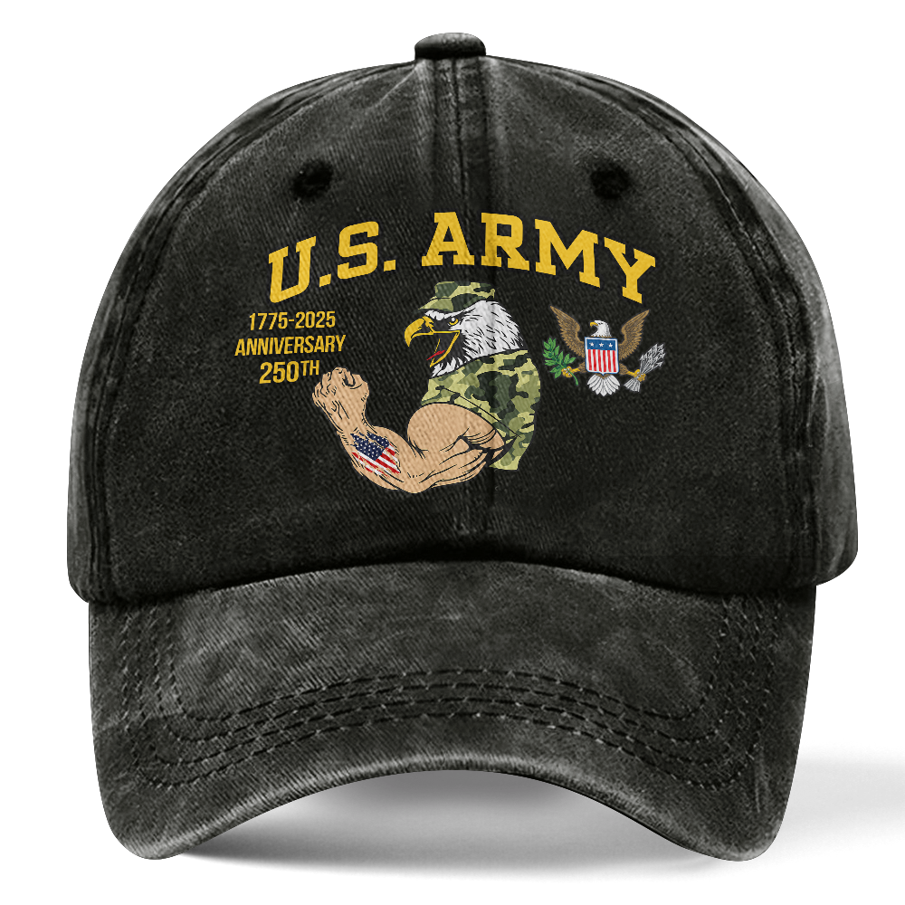 Army 250th Anniversary Washed Cap