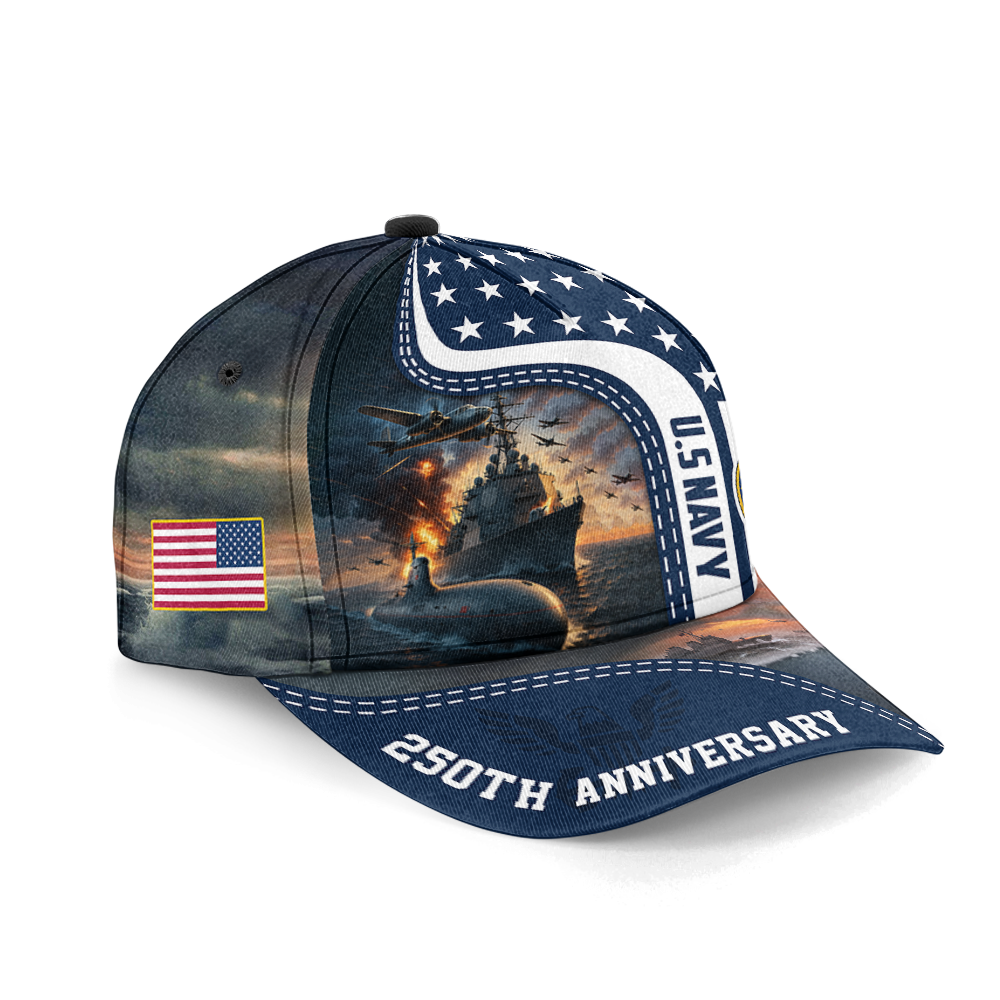 Navy 250th Anniversary Classic Cap