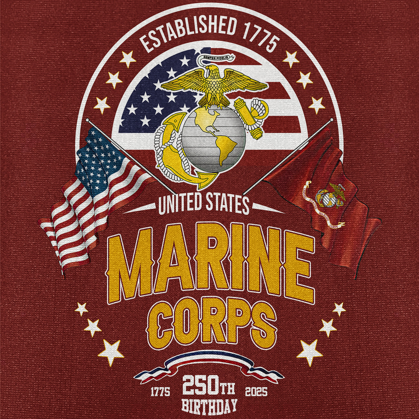 Navy 250th Anniversary Cuban Shirt