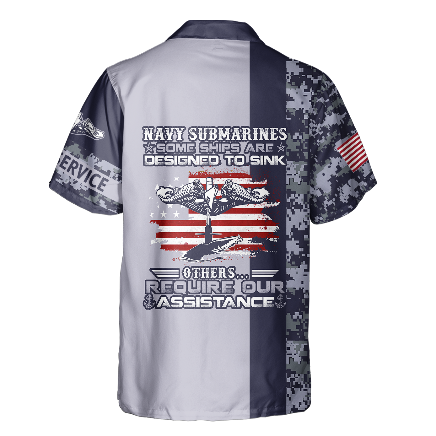 Navy Submarine Some Ships Are Designed To Sink Cuban Shirt
