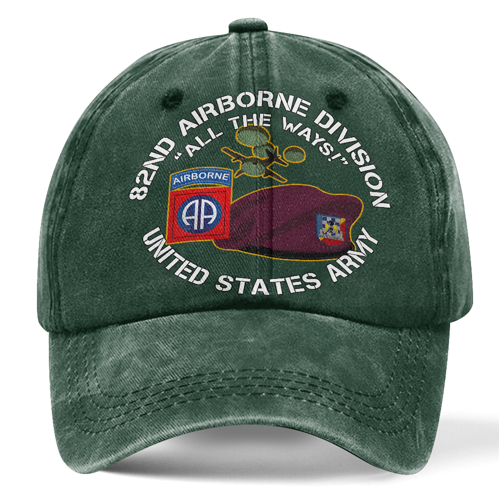 82nd Airborne All The Ways Washed Cap