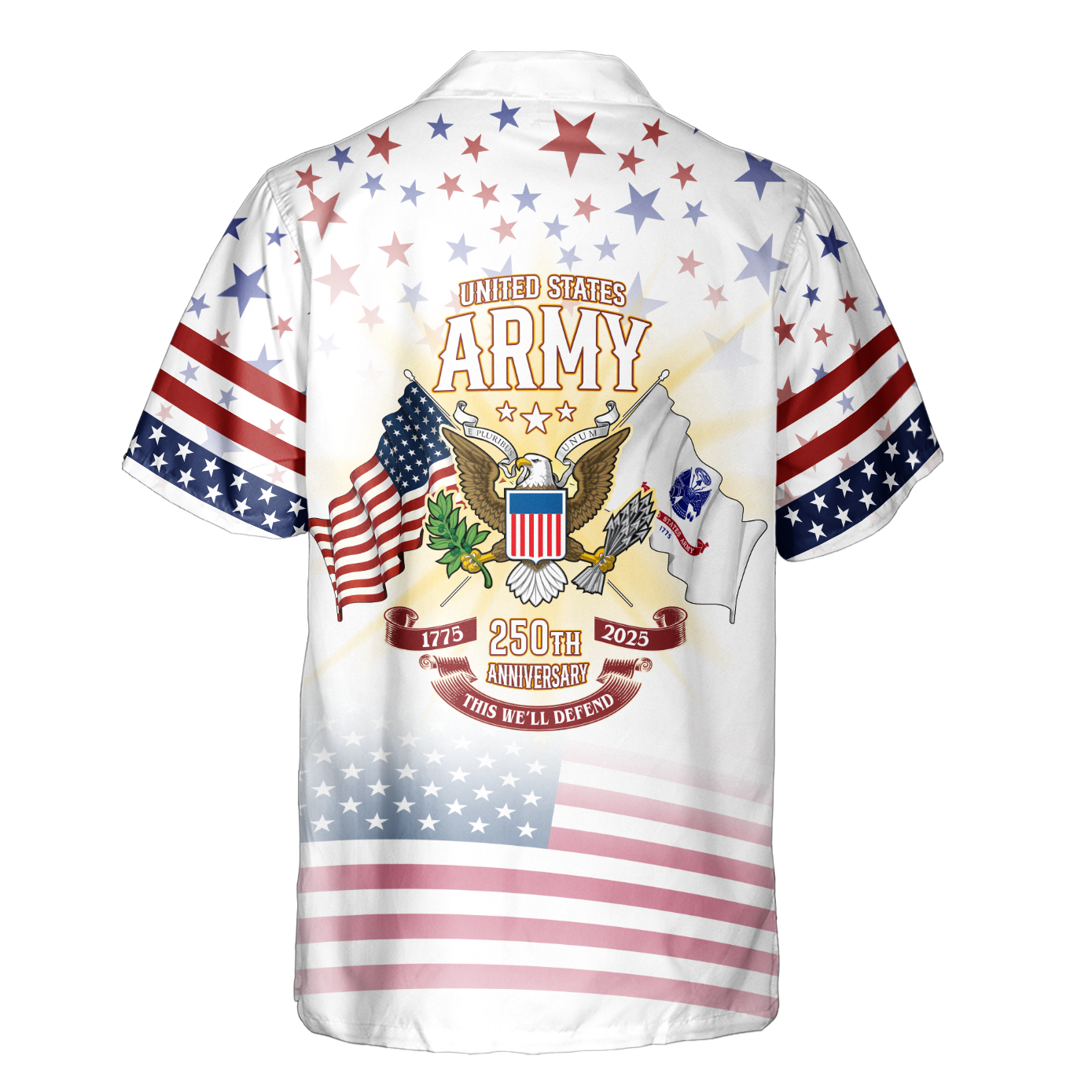 Army 250th Anniversary Cuban Shirt
