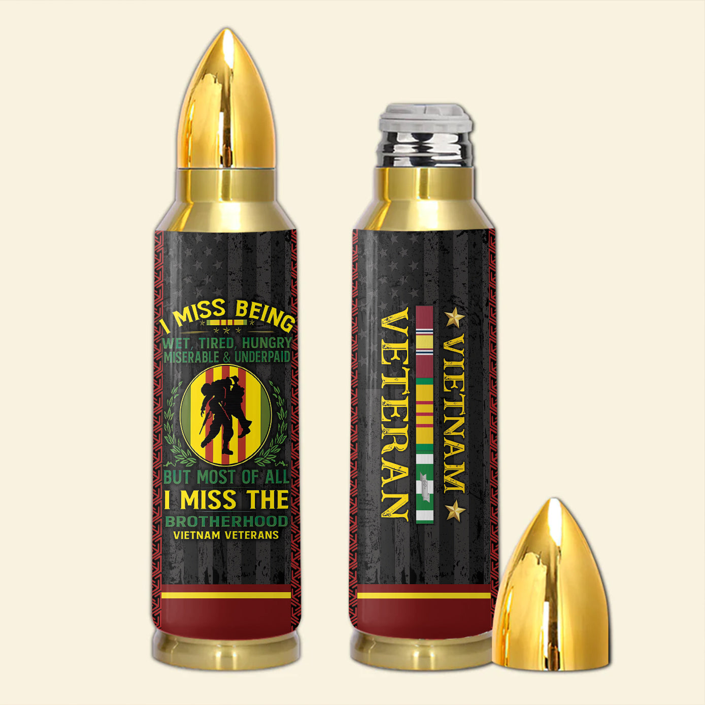 I Miss The Brotherhood Vietnam Veterans Bullet Tumbler