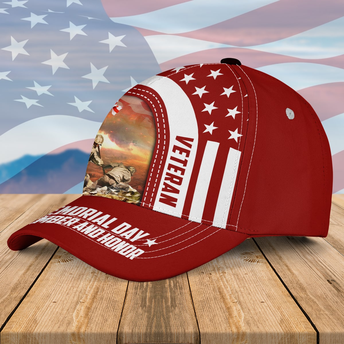 Memorial Day Remember And Honor Hat Cap