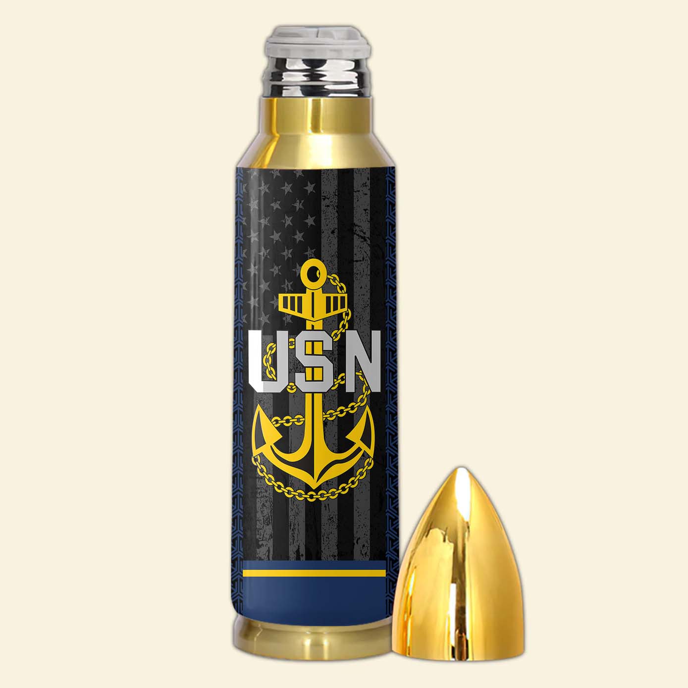 Navy Submarine There's No Reason To Thank Us Bullet Tumbler